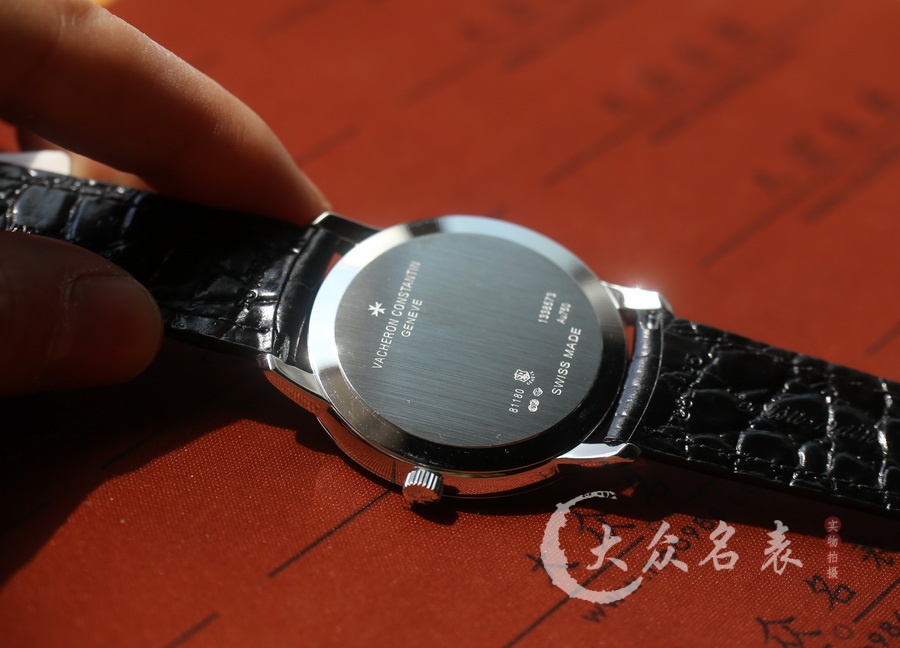 KZ廠江詩丹頓傳承系列81180/000P-9539手動上鏈復刻表（40mm） 第8张