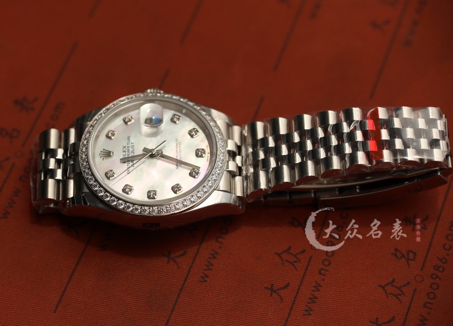 勞力士日誌型116244-63600贝壳面女士復刻表（36mm） 第8张