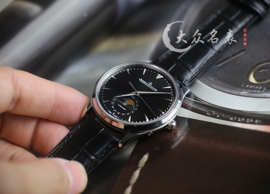 ZF廠積家月相大師136255J復刻表銷售黑面（39mm） 第3张