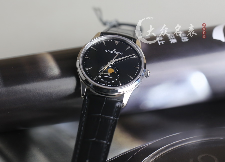 ZF廠積家月相大師136255J復刻表銷售黑面（39mm） 第2张