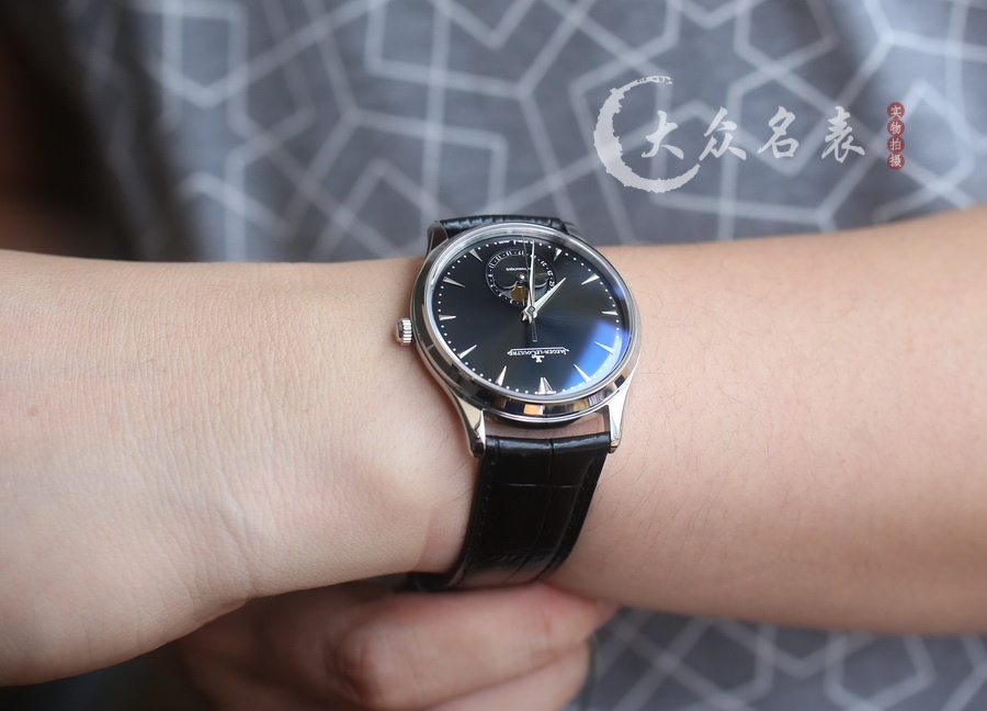 ZF廠積家月相大師136255J復刻表銷售黑面（39mm） 第4张