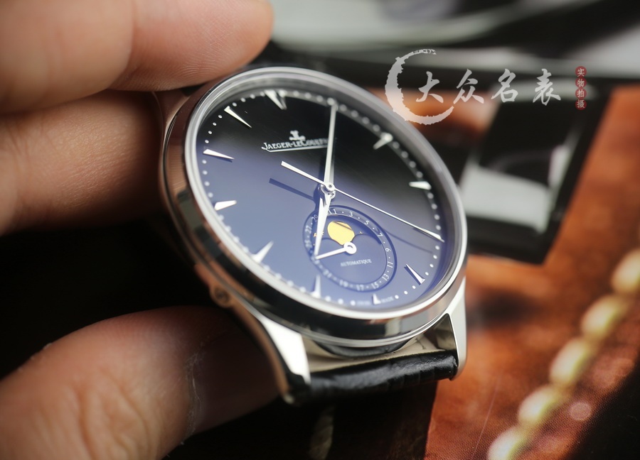 ZF廠積家月相大師136255J復刻表銷售黑面（39mm） 第8张