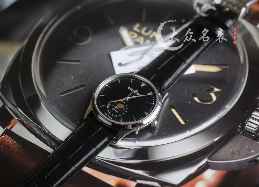 ZF廠積家月相大師136255J復刻表銷售黑面（39mm） 第5张