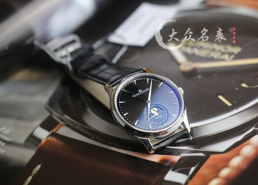ZF廠積家月相大師136255J復刻表銷售黑面（39mm） 第6张