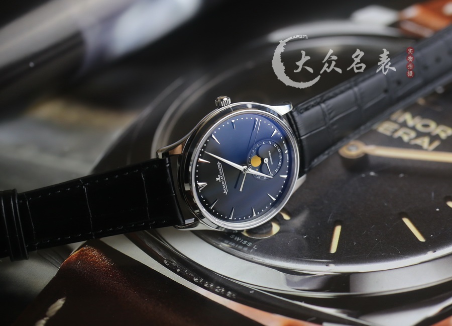 ZF廠積家月相大師136255J復刻表銷售黑面（39mm） 第10张