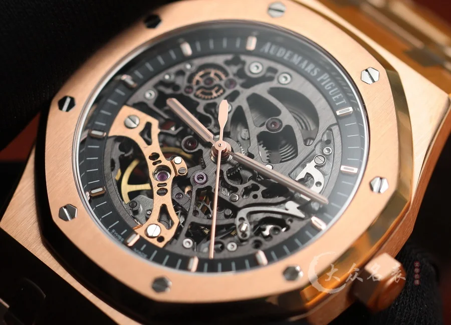 ZF廠AP皇家橡樹系列15407鏤空玫瑰金復刻表(41mm) 第5张