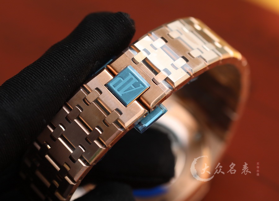 ZF廠AP皇家橡樹系列15407鏤空玫瑰金復刻表（41mm） 第9张