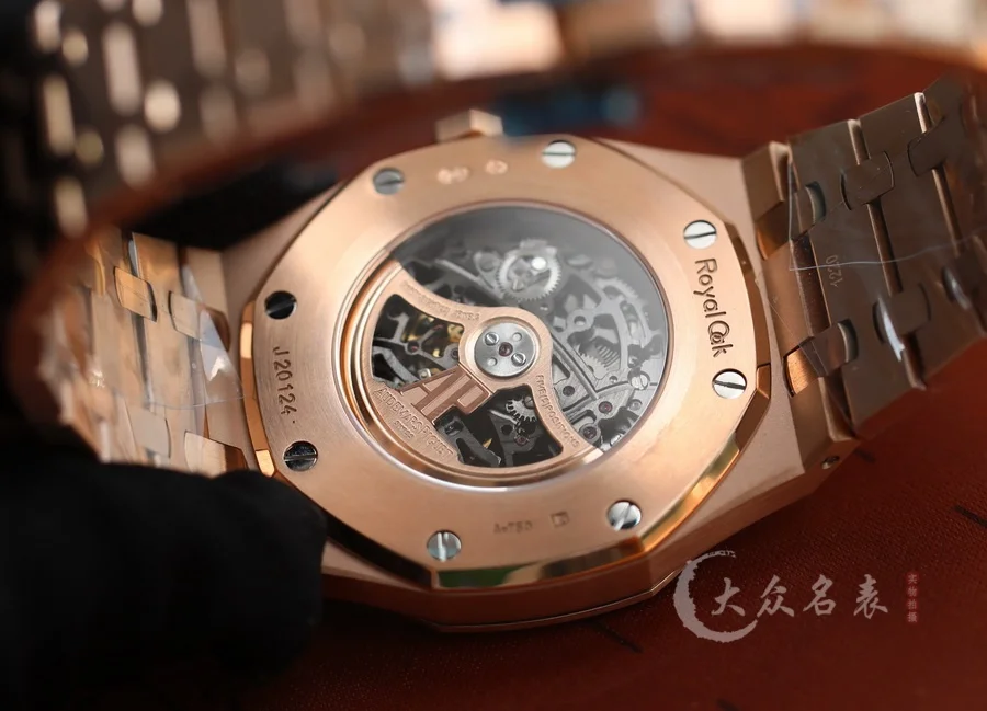 ZF廠AP皇家橡樹系列15407鏤空玫瑰金復刻表(41mm) 第8张