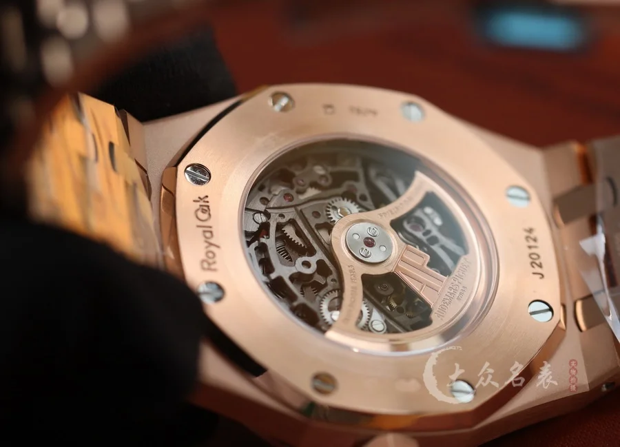 ZF廠AP皇家橡樹系列15407鏤空玫瑰金復刻表(41mm) 第7张