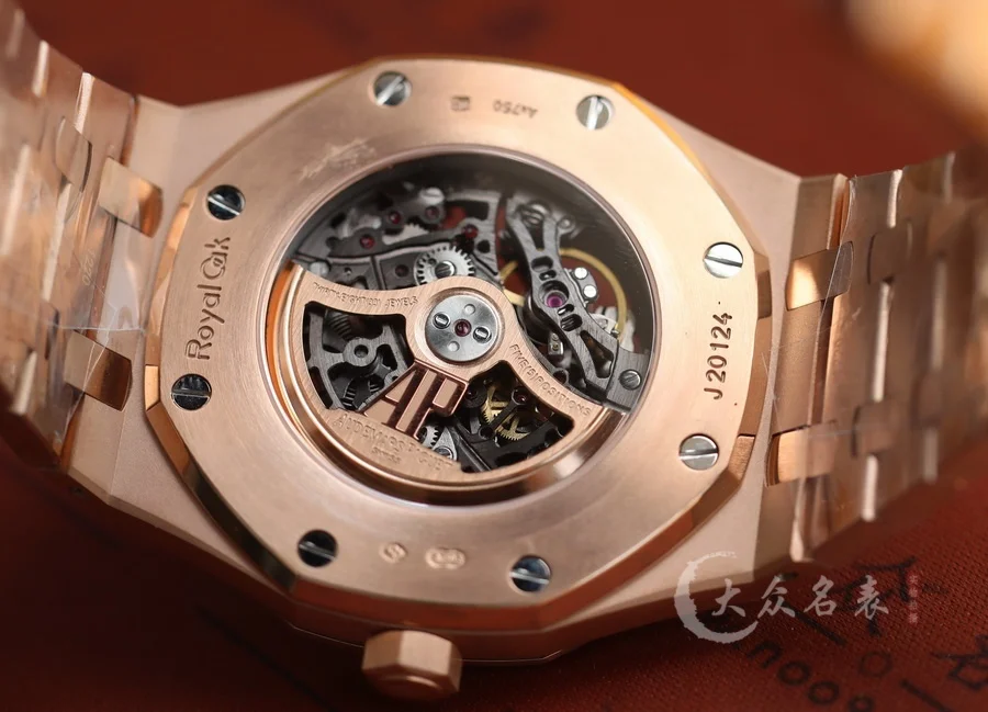 ZF廠AP皇家橡樹系列15407鏤空玫瑰金復刻表(41mm) 第6张