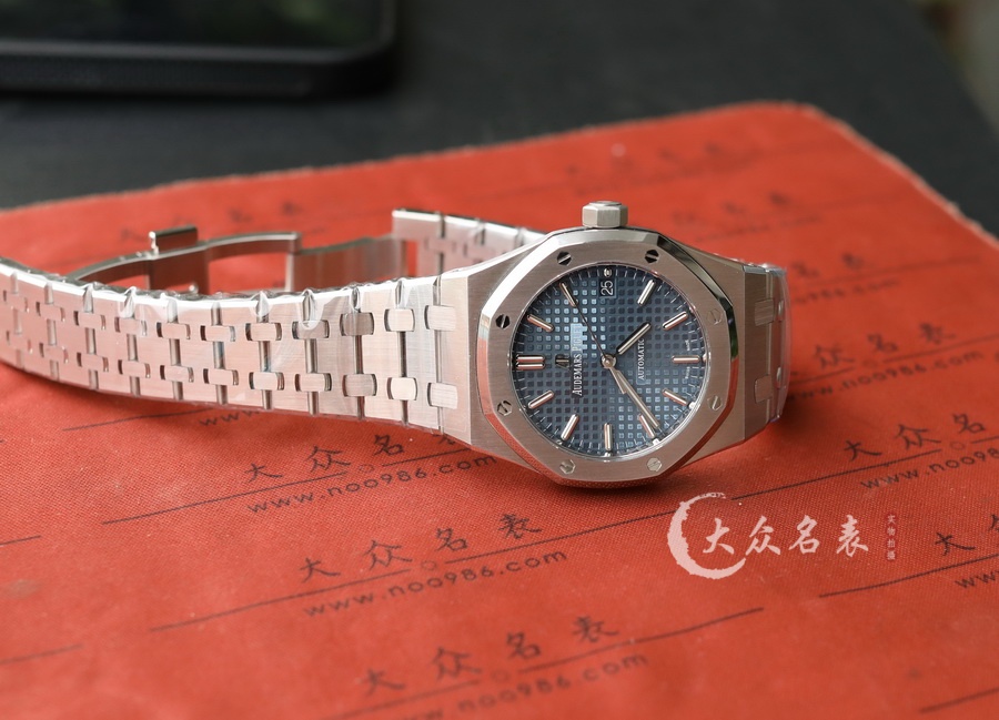 ZF廠愛彼AP皇家橡樹系列15450藍面（37mm） 第4张
