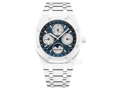 APS廠愛彼皇家橡樹系列26579白陶瓷月相復刻表銷售（41mm）