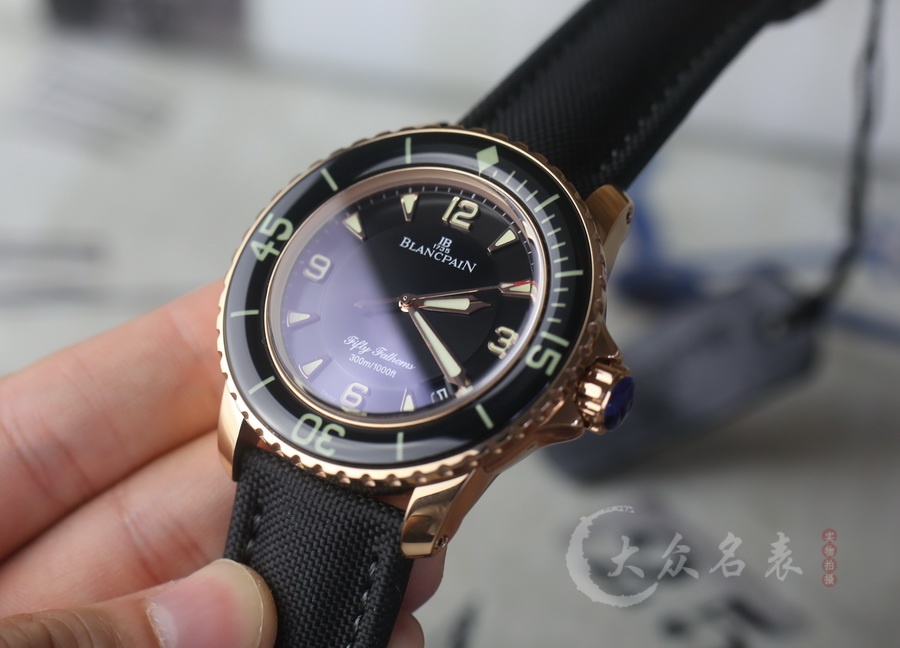 ZF廠寶珀五十噚系列5015-3630-52A玫瑰金腕表（45mm） 第1张