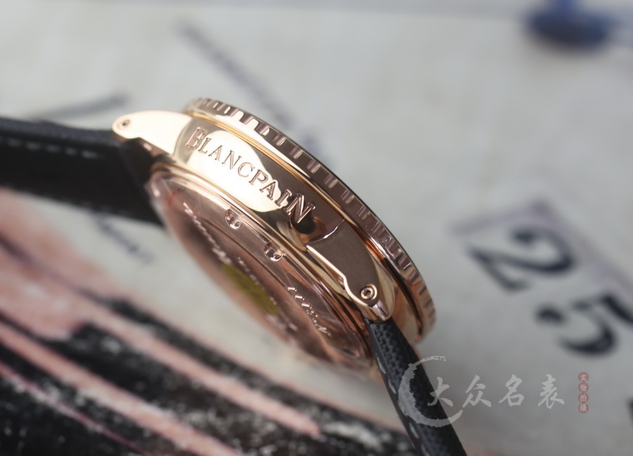 ZF廠寶珀五十噚系列5015-3630-52A玫瑰金腕表（45mm） 第7张