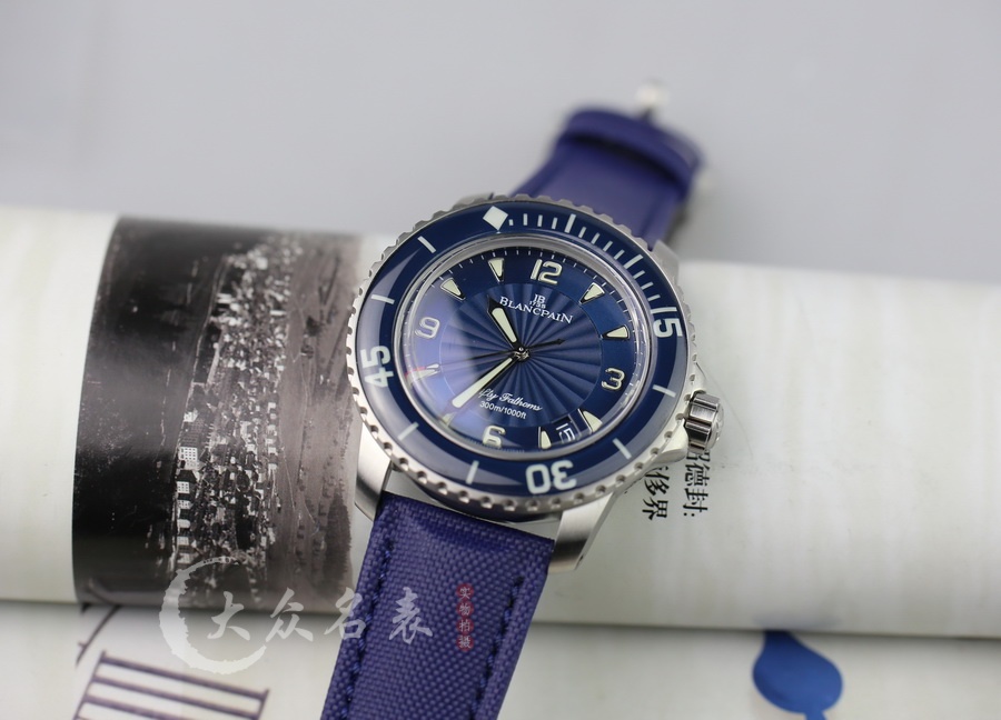 ZF廠寶珀五十噚系列5015D-1140-52B腕表鈦金屬（45mm） 第1张