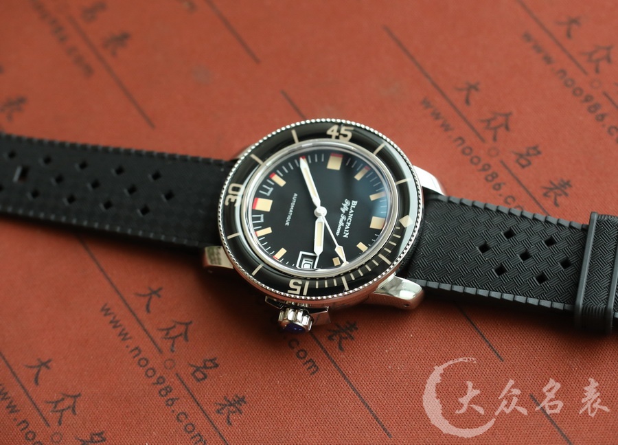 ZF廠寶珀五十噚系列5008B-1130-B52A（梭子魚）復刻表（40mm） 第6张