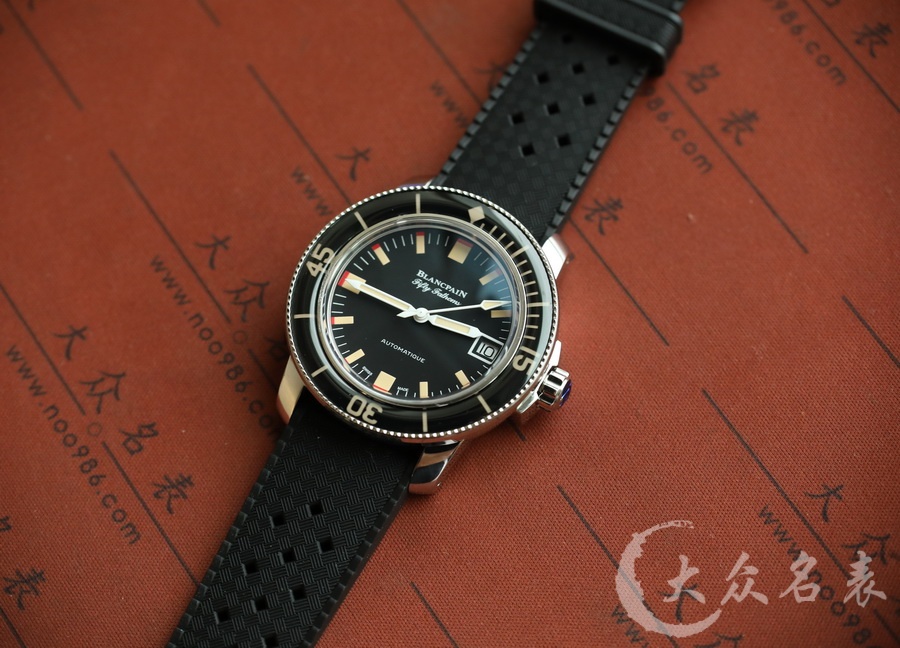 ZF廠寶珀五十噚系列5008B-1130-B52A（梭子魚）復刻表（40mm） 第4张