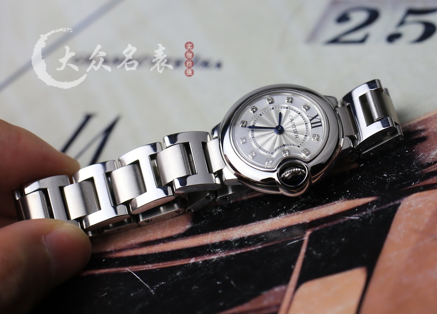 V6廠藍氣球小號刻度鑲鉆鋼帶款W4BB0029（28mm） 第4张