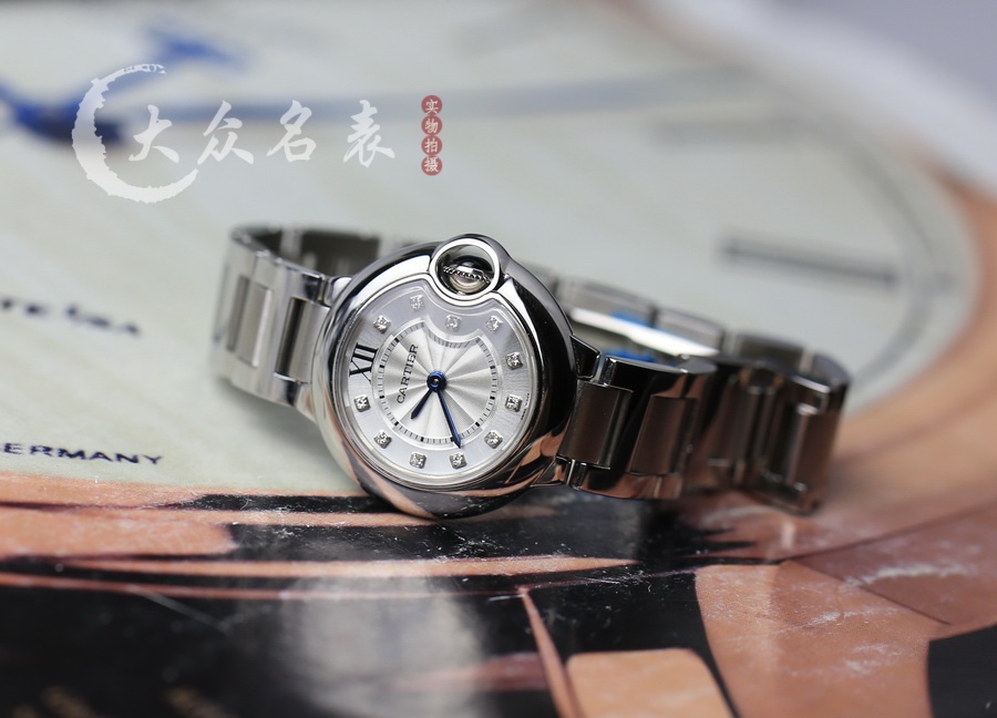V6廠藍氣球小號刻度鑲鉆鋼帶款W4BB0029（28mm） 第5张
