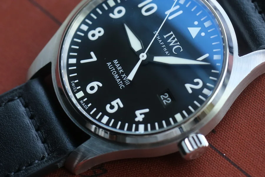 V7廠IWC萬國表飛行員馬克十八 IW327001復刻表黑色(40mm) 第5张