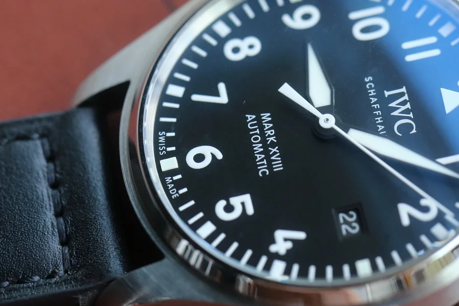 V7廠IWC萬國表飛行員馬克十八 IW327001復刻表黑色(40mm) 第6张