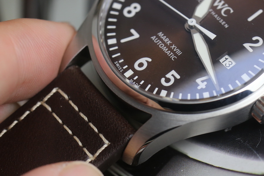 V7廠IWC萬國表飛行員馬克十八 IW327003復刻表咖啡色（40mm） 第5张