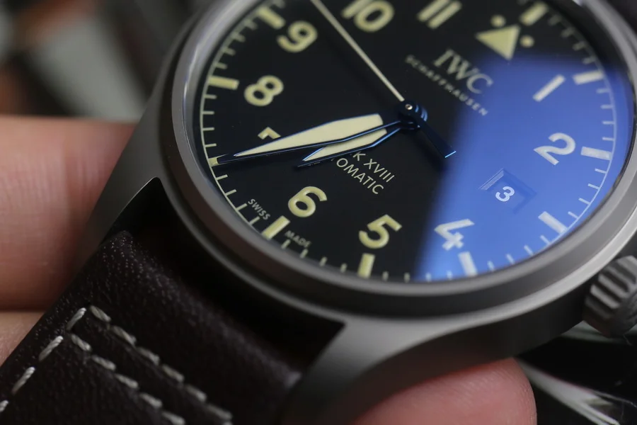 V7廠IWC萬國飛行員IW327006鈦金屬復刻表(40mm) 第4张