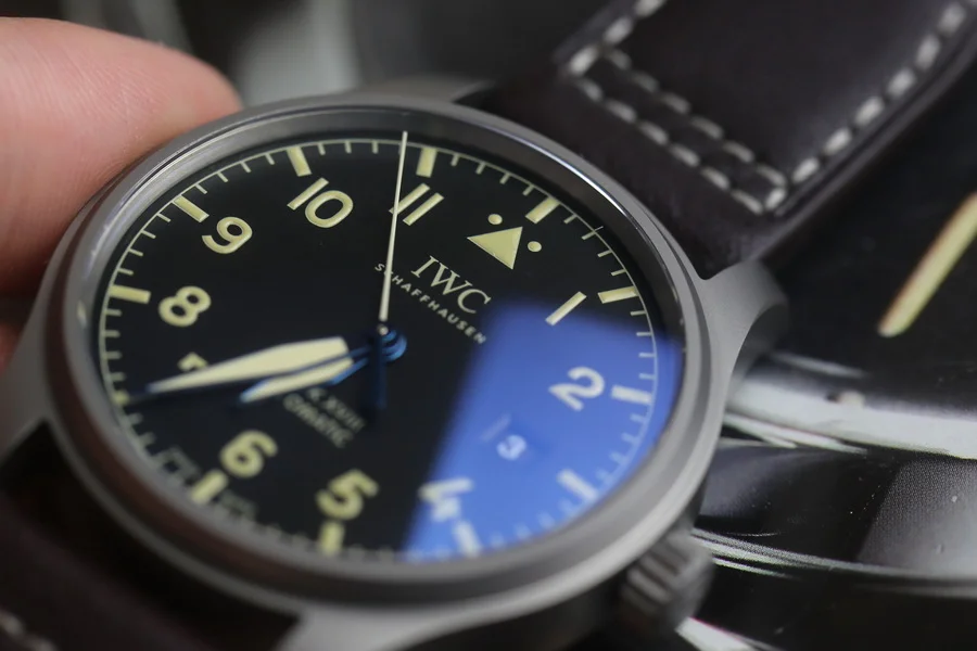 V7廠IWC萬國飛行員IW327006鈦金屬復刻表(40mm) 第5张