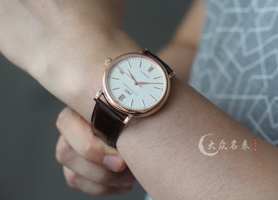 V7廠IWC萬國柏濤菲諾IW356524玫瑰金(40mm） 第4张