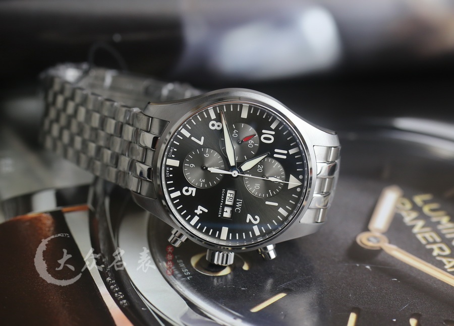 ZF廠IWC萬國表飛行員系列IW377719復刻表灰面鋼帶（43mm） 第2张