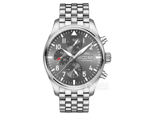 ZF廠IWC萬國表飛行員系列IW377719復刻表灰面鋼帶（43mm）