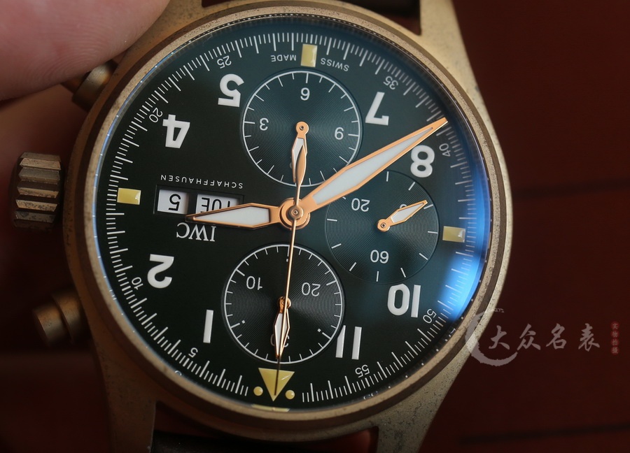 ZF廠IWC萬國表飛行員IW387902青銅復刻表（41mm） 第3张