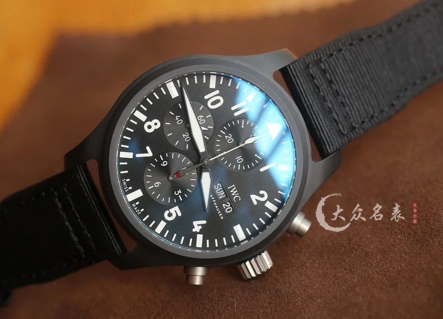 ZF廠IWC萬國表飛行員IW389101陶瓷復刻表TOPGUN(44.5mm) 第6张