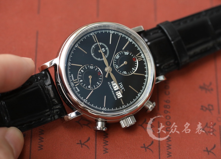 ZF廠IWC萬國柏濤菲諾系列IW391008復刻表黑盤（42mm） 第4张