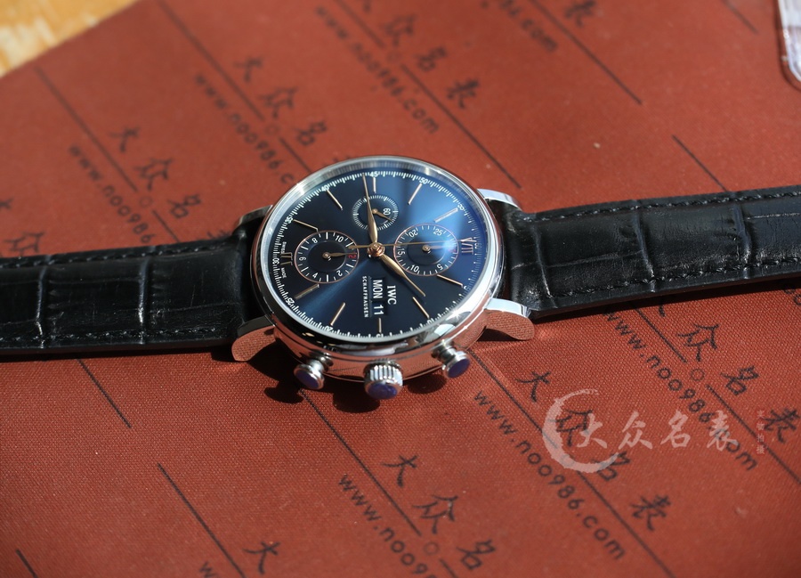 ZF廠IWC萬國柏濤菲諾計時IW391036藍面（42mm） 第7张