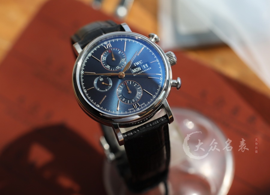 ZF廠IWC萬國柏濤菲諾計時IW391036藍面（42mm） 第1张