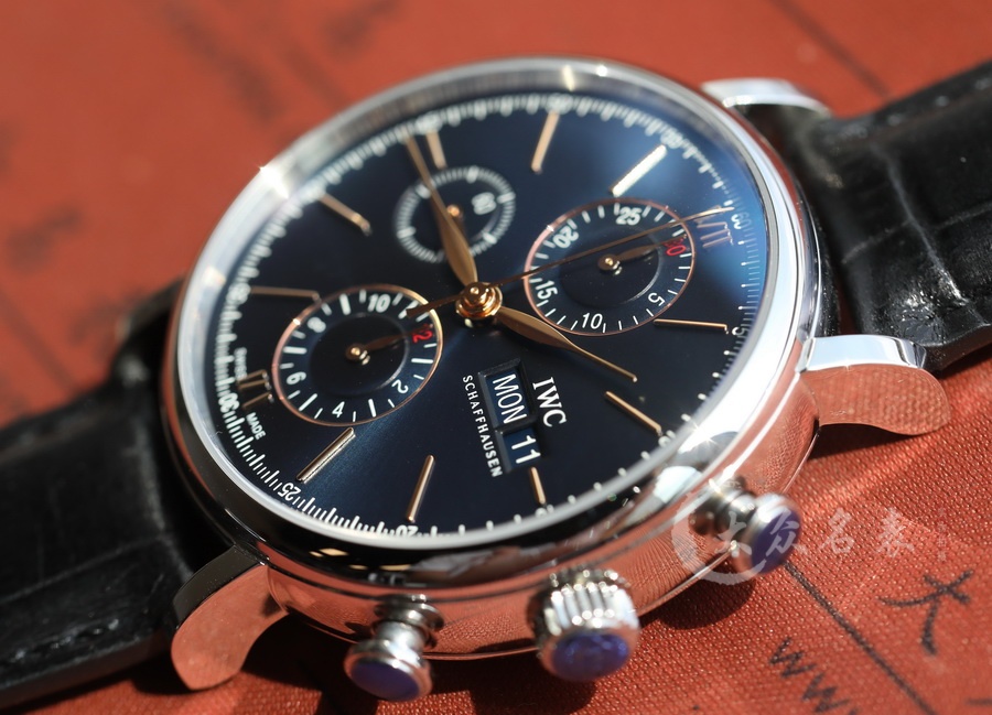 ZF廠IWC萬國柏濤菲諾計時IW391036藍面（42mm） 第4张