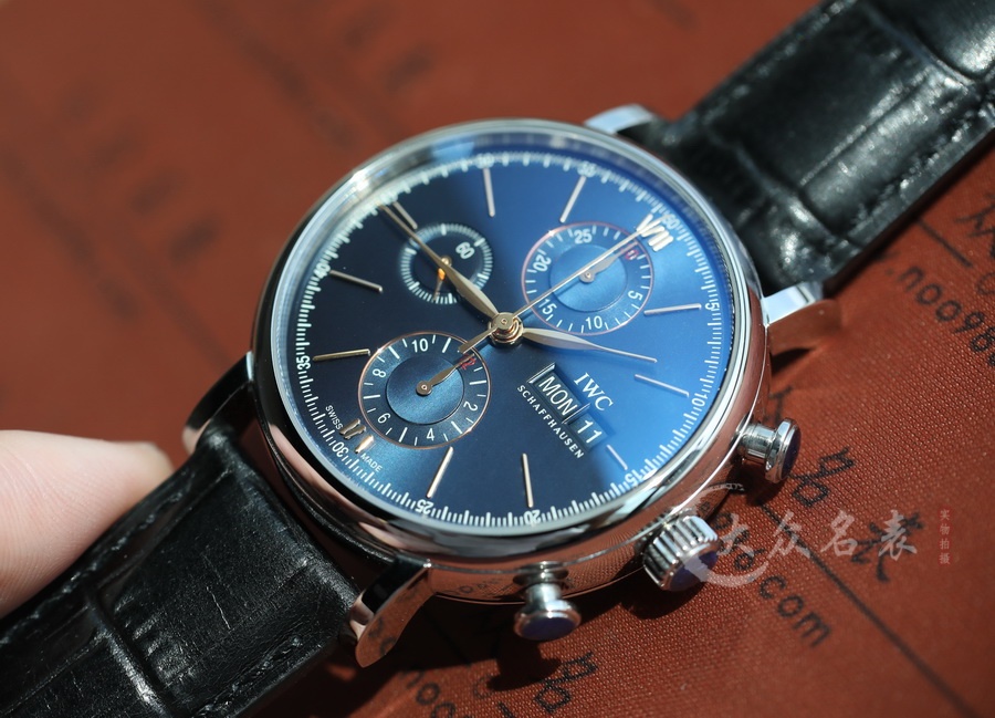 ZF廠IWC萬國柏濤菲諾計時IW391036藍面（42mm） 第5张