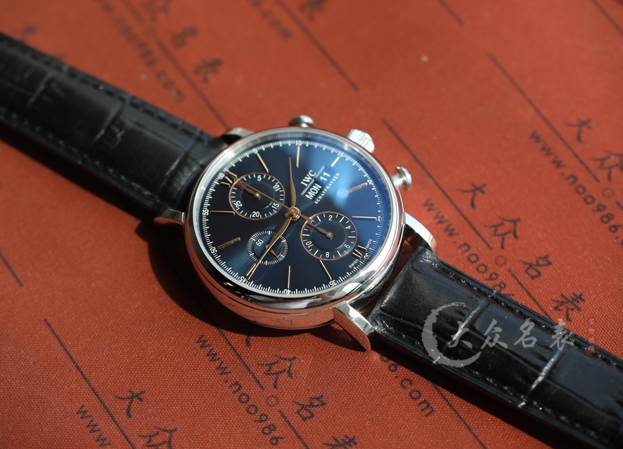 ZF廠IWC萬國柏濤菲諾計時IW391036藍面（42mm） 第6张