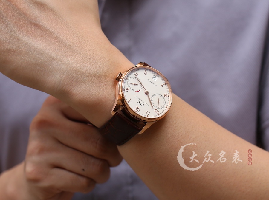 ZF廠IWC萬國葡萄牙七日鏈IW500701玫瑰金（42.3mm） 第10张