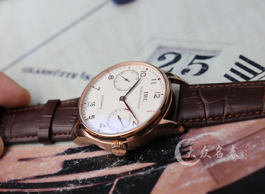 ZF廠IWC萬國葡萄牙七日鏈IW500701玫瑰金（42.3mm） 第8张