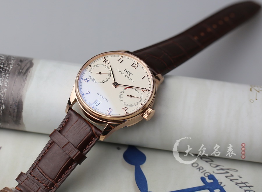 ZF廠IWC萬國葡萄牙七日鏈IW500701玫瑰金（42.3mm） 第3张