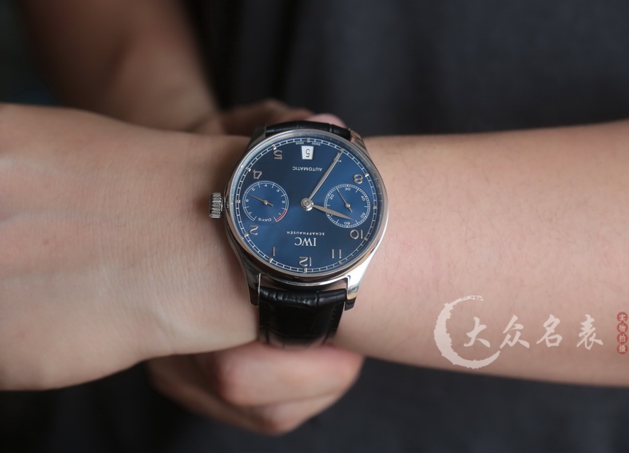 ZF廠IWC萬國葡七IW500710復刻表銷售蓝面（42.3mm） 第6张