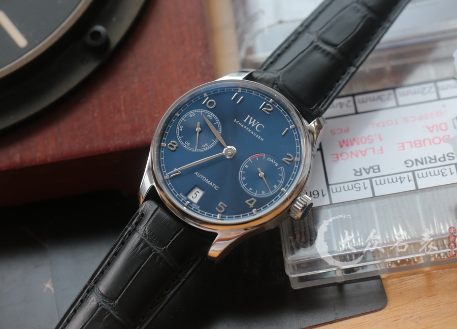 ZF廠IWC萬國葡七IW500710復刻表銷售蓝面（42.3mm） 第7张