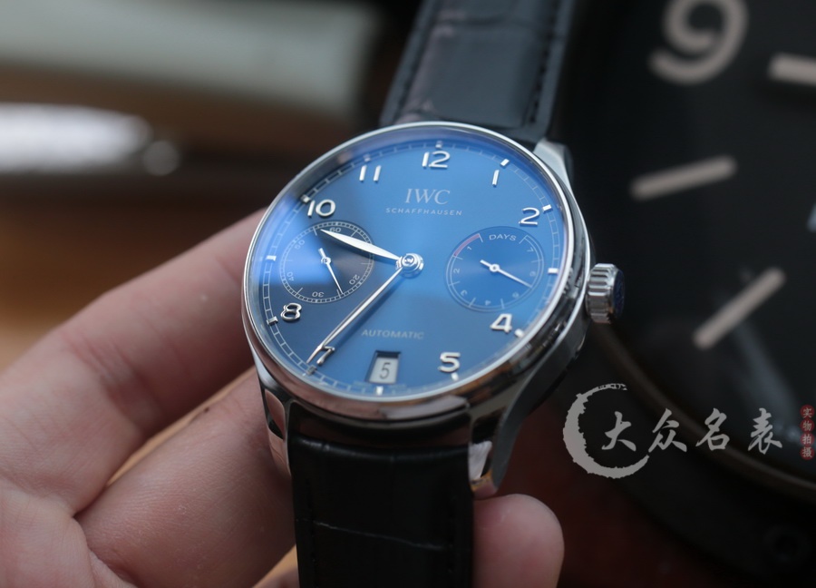 ZF廠IWC萬國葡七IW500710復刻表銷售蓝面（42.3mm） 第8张