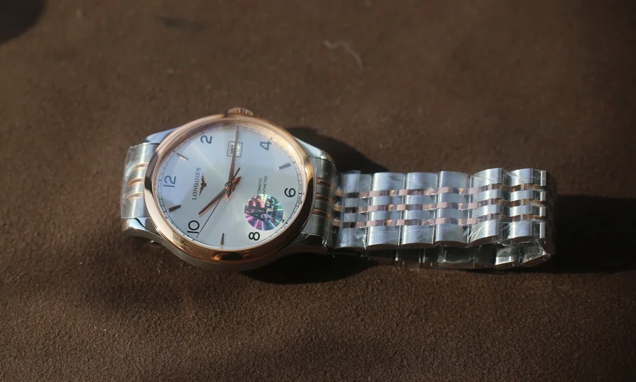 AF廠浪琴開創者L2.821.5.11.7腕表間金(40mm) 第5张