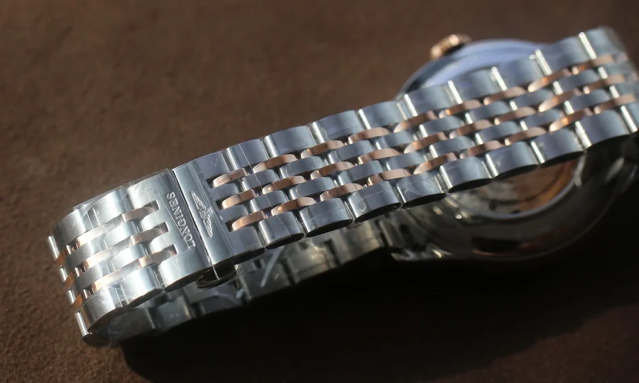 AF廠浪琴開創者L2.821.5.11.7腕表間金(40mm) 第8张