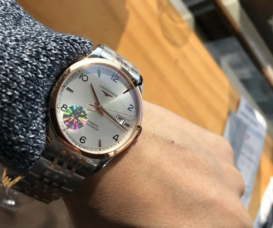 AF廠浪琴開創者L2.821.5.11.7腕表間金(40mm) 第3张