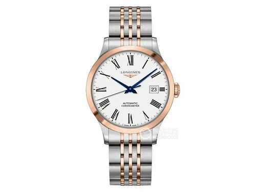 AF廠浪琴開創者L2.821.5.11.7腕表間金（40mm）