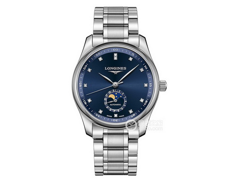 APS廠浪琴名匠系列L2.909.4.97.6藍面鑲鉆復刻表（40mm）